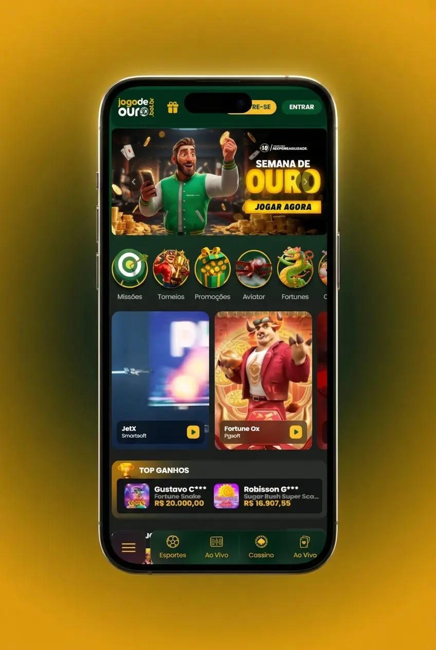 Passo a passo para sacar dinheiro no Jogo de Ouro via Pix com valor mínimo de R$30