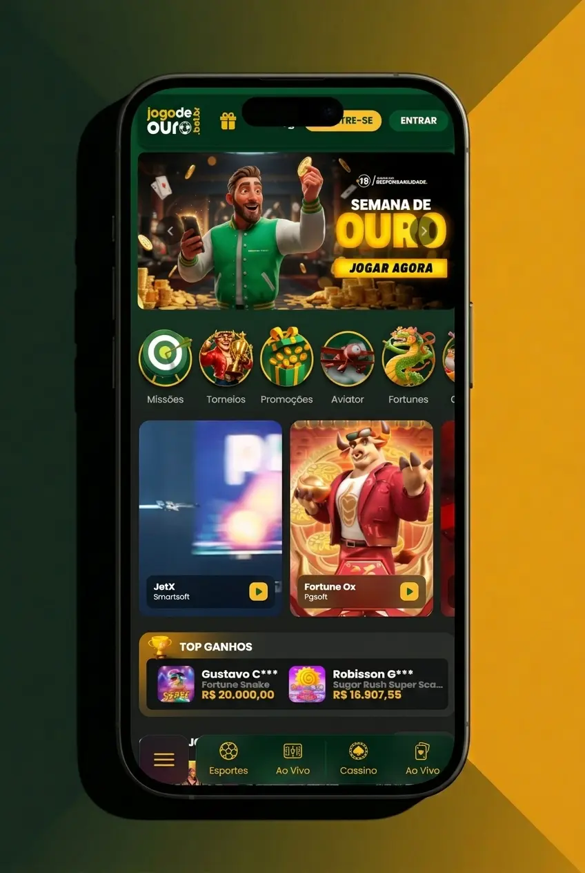 Passo a passo para se cadastrar no Jogo de Ouro pelo site oficial em poucos minutos