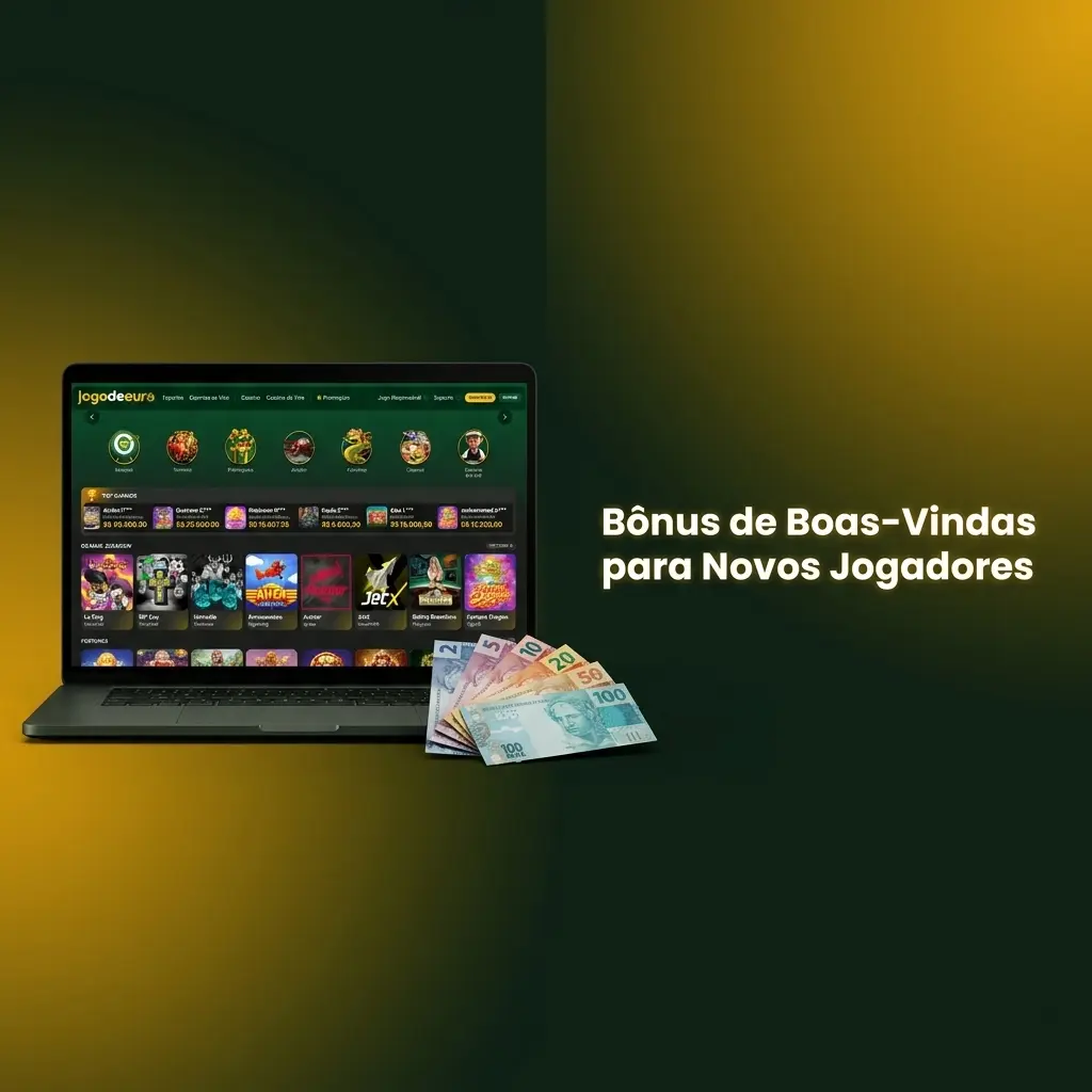 Bônus de boas-vindas 100% até R$500 para novos jogadores no Brasil com depósito mínimo de R$30