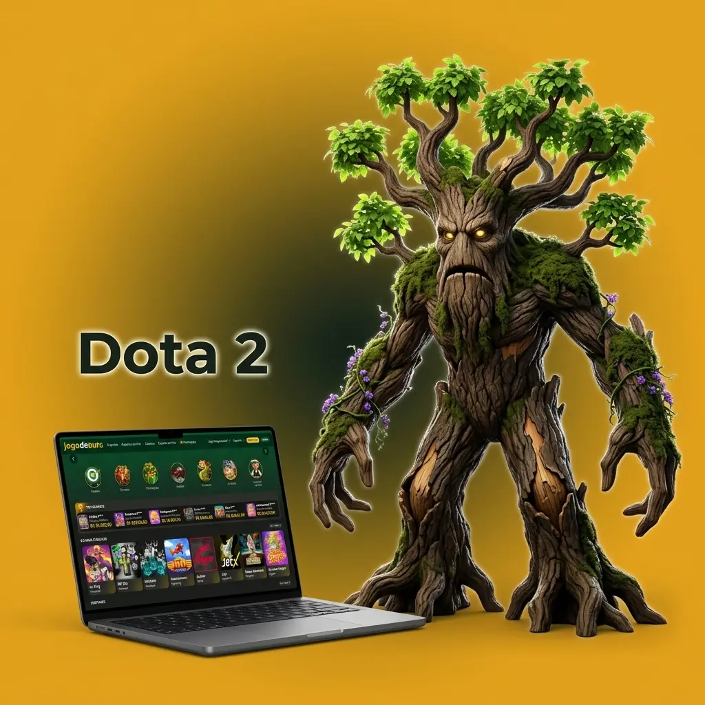 Tela de jogo do Dota 2 com dois times de 5 jogadores competindo em partida de MOBA da Valve