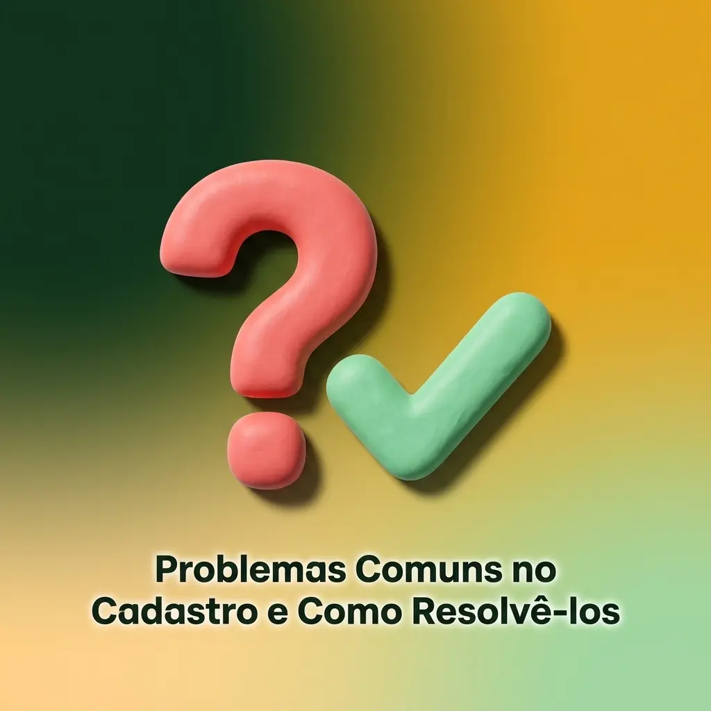 Pessoa resolvendo problemas comuns no cadastro online, como CPF duplicado, e-mail não recebido e erros no formulário