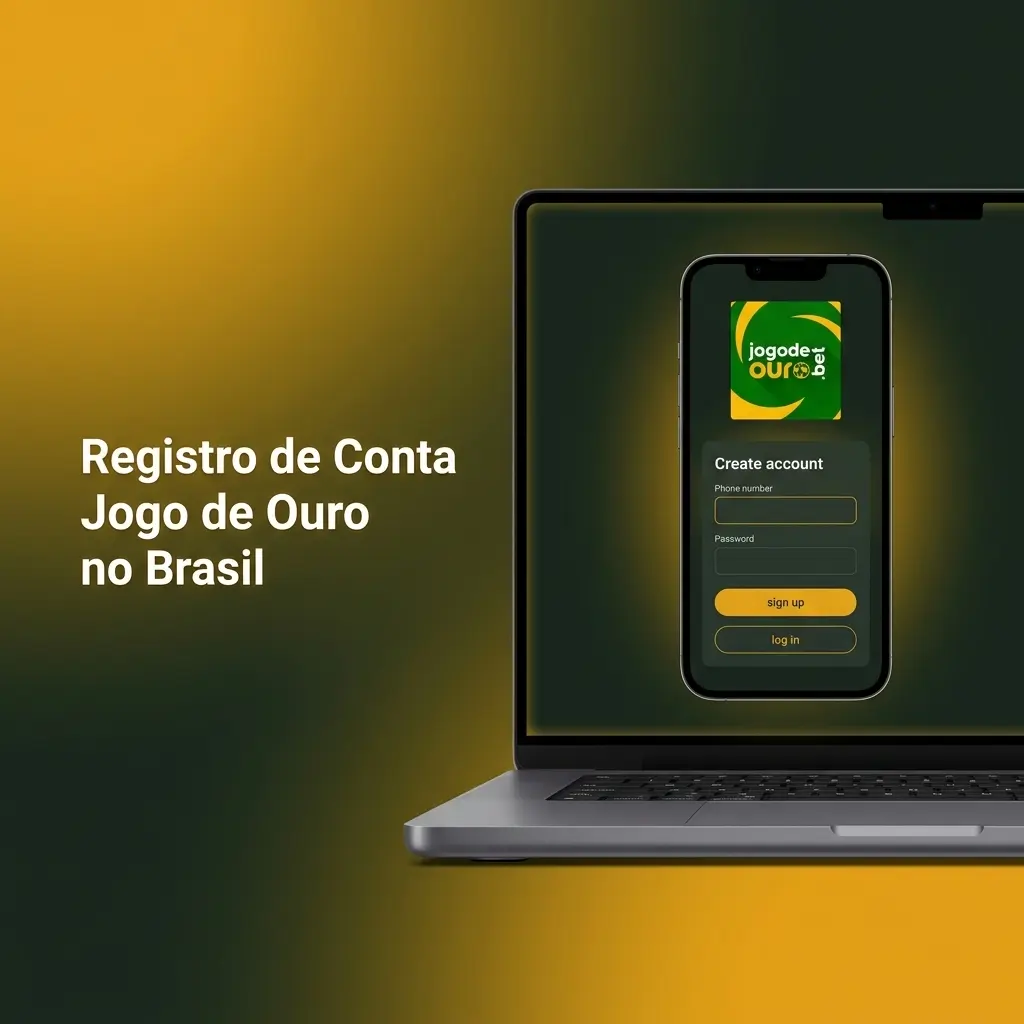 Guia de registro de conta na plataforma Jogo de Ouro no Brasil com apostas esportivas e cassino online
