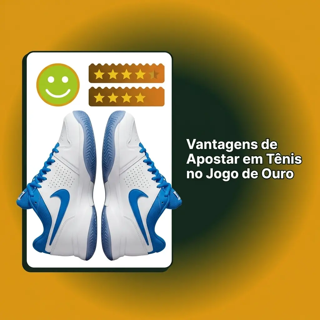 Apostador brasileiro analisando mercados de tênis ao vivo no Jogo de Ouro com cobertura de ATP e Grand Slams